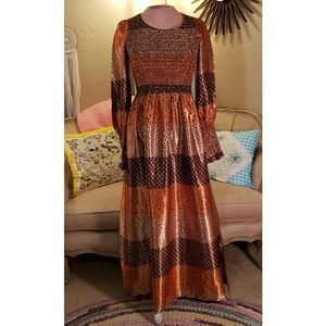 Vintage 1970s Maxi Dress